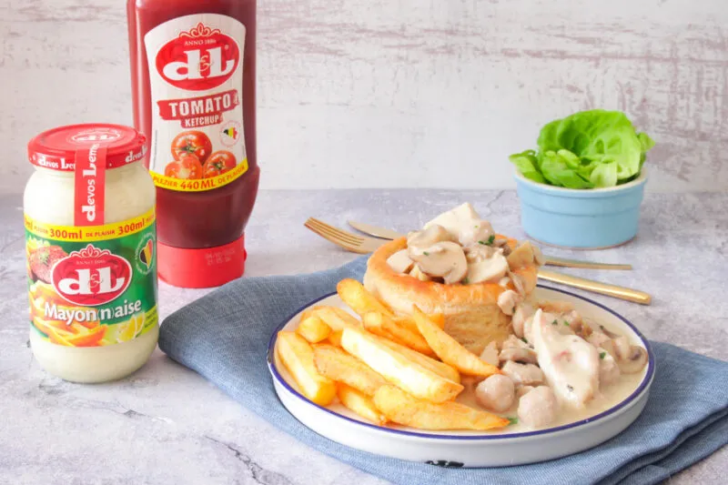 Vol-au-vent avec frites