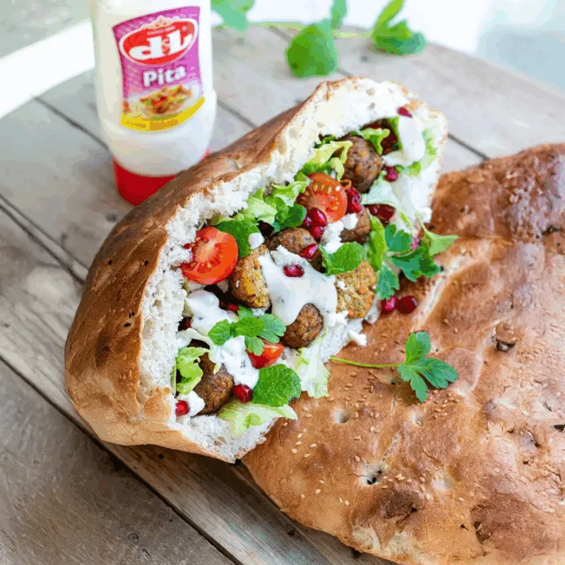 Pita falafel